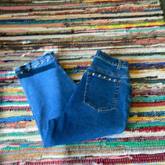 VTG- Denim & Co Bling Capri Jeans- #1901 - Picture 11 of 15
